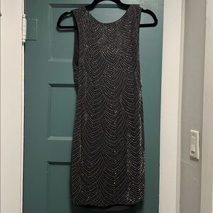 Alice + Olivia Embellished Silk Dress. NWT